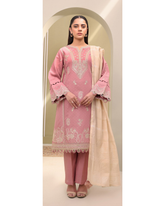 3-PC unstitched Printed Lawn By Zellbury | 0080
